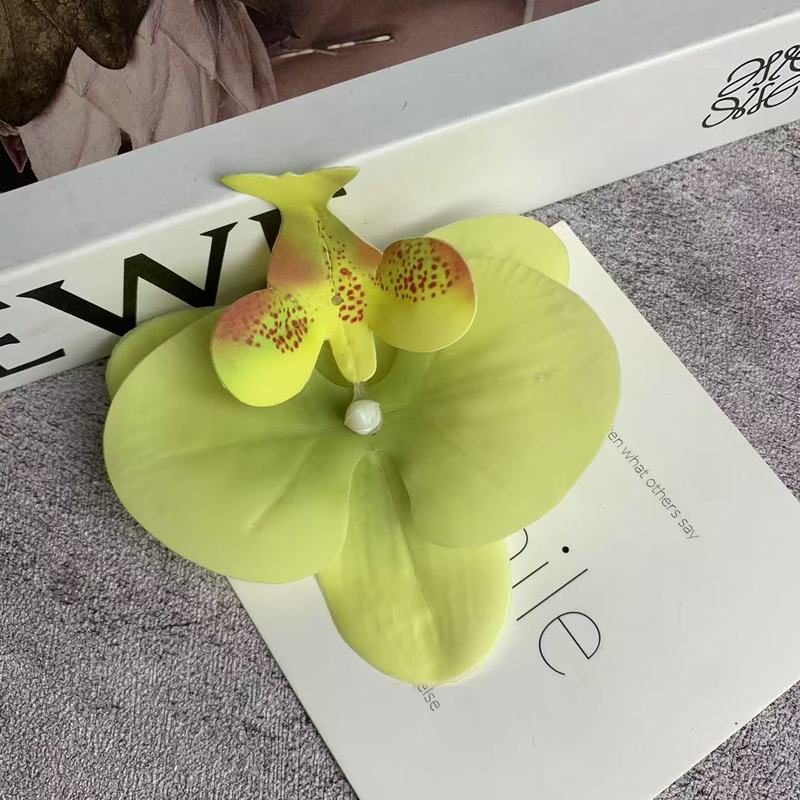ネット赤蝶蘭花頭3dプリントフィルムシミュレーションdiyカード装飾花9センチお土産喜糖箱|undefined