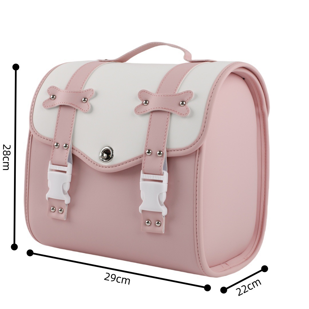 Hot-Selling Colorful Rear Trunk Bag for Electric Vehicles, Large Capacity Storage Bag for Electric Bikes, Can Hold a Helmet