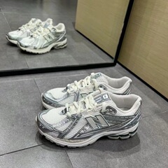 莆田純粋なオリジナル NB1906REE Langxin Bailunwei ダッドシューズメンズカップルストリーマーホワイト通気性ランニングシューズレディーストレンド