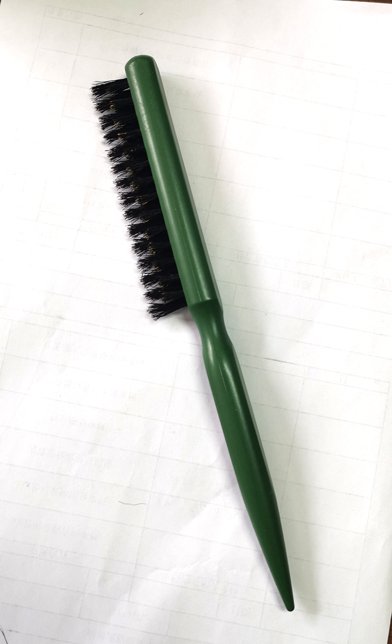 Transfronterizo nuevo peine de pelo de tres hileras esponjoso forma de cerda peine updo pelo punta cola peine de tres hileras