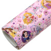 20x33cm Small Size Princess Series Sprinkle Crude Powder Self -Printed UV Special Slot Leather PVC Artificial Leather