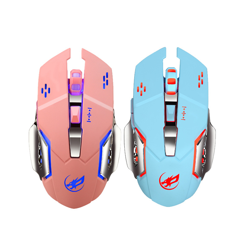 Silent Esports Games Charging Wireless Mechanical Mouse_voghion.com