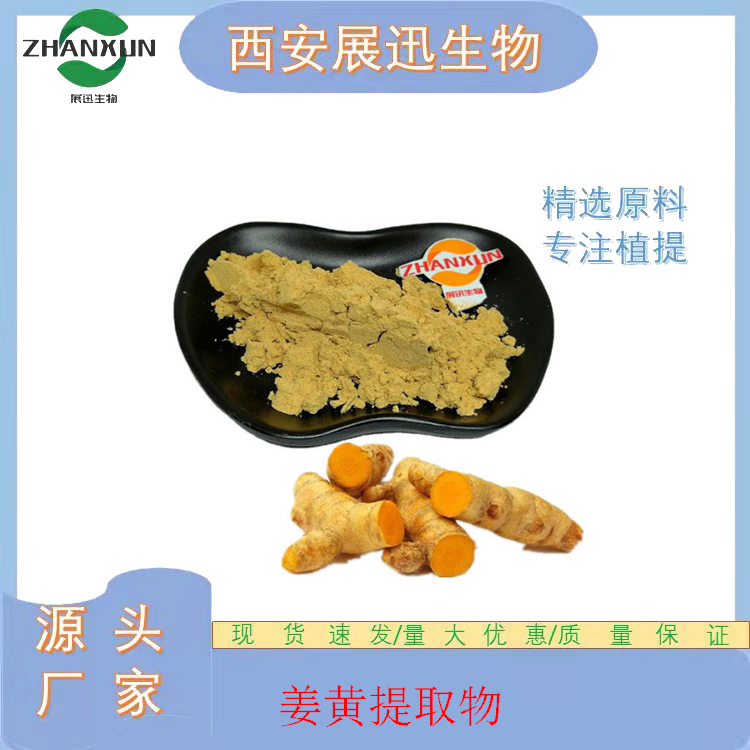 姜黄提取物10/20/30:1 姜黄素粉 展迅现货 50:1规格 kg/袋
