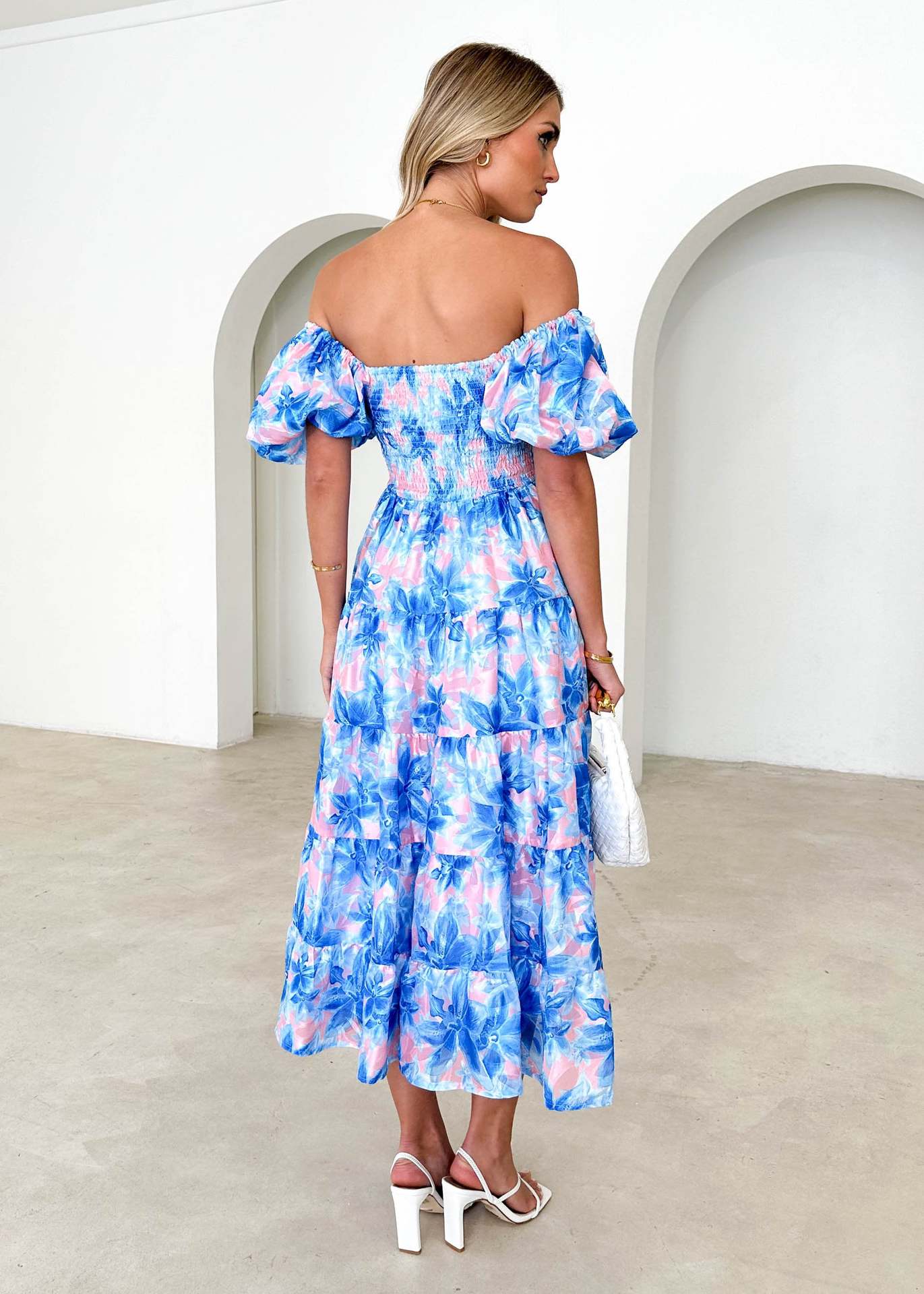 385g Weight Maxi Long Dress Dress Length Type Long Sleeve Sleeve Length Swing Dress Dresses Type Puff Sleeve Sleeve Type Polyester Fabric Type High Waist Waist Line Holiday, Daily Occasion U Neck Neckline Regular Fit Fit Type Plaid, Flower Pattern Summer Season Women's Gender Printing Design Vacation Style Wholesale Women's Vacation Printing Plaid Flower Holiday Daily U Neck Long Sleeve Swing Dress 14