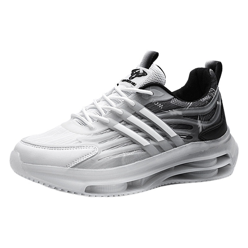 Otoño zapatos de los hombres de malla transpirable de moda todo partido casual juventud corriendo deportes de los hombres de altura oculta aumento de los zapatos de papá