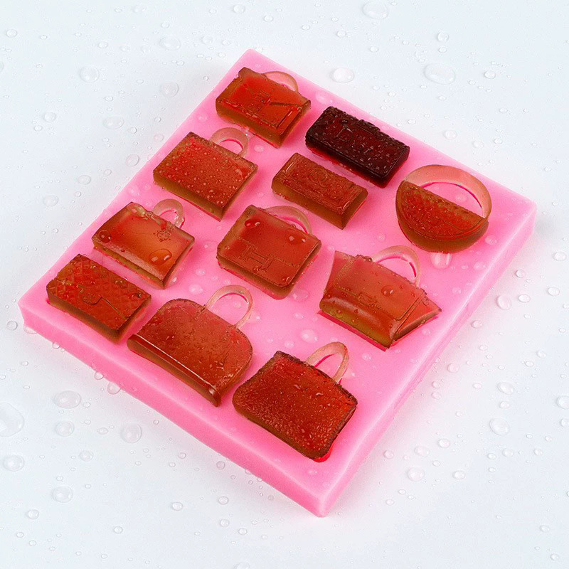 包DIY蛋糕翻糖烘焙模具 液态硅胶模具 D057