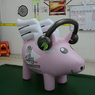 厂家直销PVC充气卡通小猪模型广告宣传动物园活动展示充气猪气模