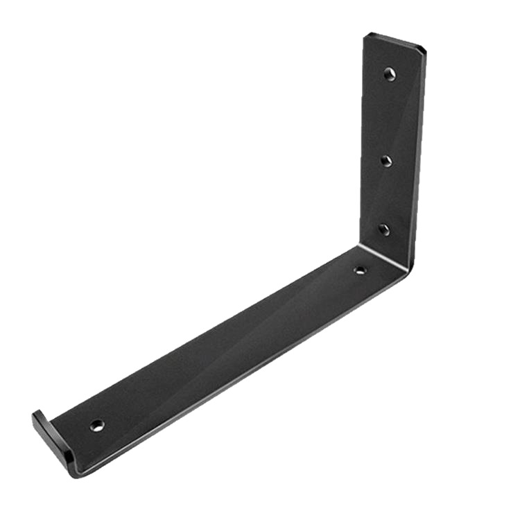 SOURCE Iron Wall Soporte de partición en forma de L Estante de pared Triángulo de soporte de carga Estante para colgar en la pared Estante