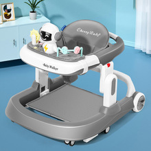 婴儿学步车防o型腿多功能防摔防侧翻女孩男宝宝助步可坐手推车U型