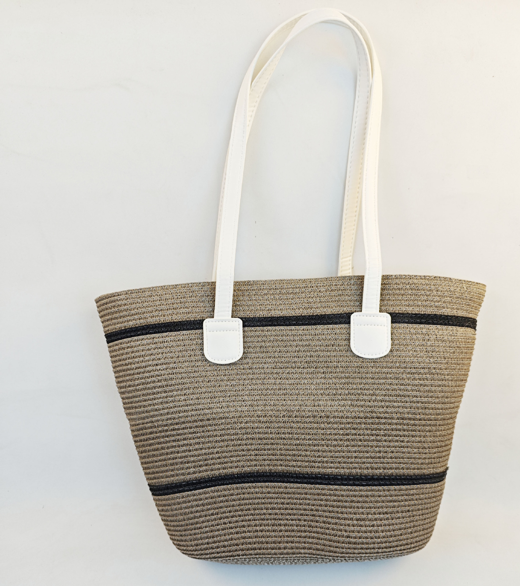 Bolso de paja femenino verano estilo ins 2024 nuevo estilo playa playa playa al aire libre vacaciones bolso de hombro de gran capacidad