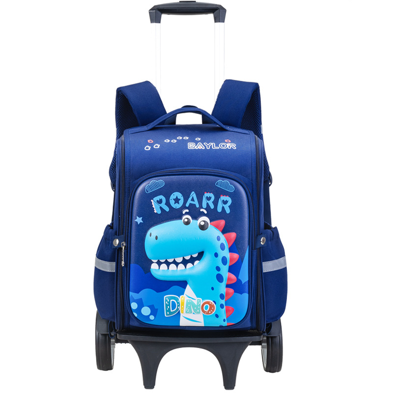 Nuevo dibujo animado 3D tirón bolsas escolares para estudiantes de primaria 1 - 2 - 5 grados desmontables mochila de gran capacidad para niños