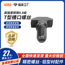 规模生产 紧固件 铝型材配件 非标螺栓螺丝 槽口10 1D07.A41A.01