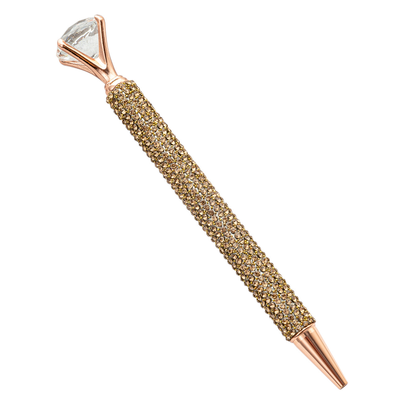 Fábrica de bolígrafo de diamante grande bolígrafo de metal rotativo bolígrafo de cristal bolígrafo de diamante publicitario bolígrafo de regalo