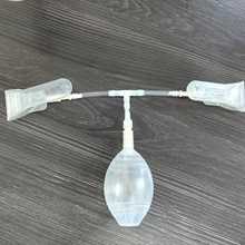 新款T型气囊兔耳朵配件 一托二动耳毛拖笔记本包毛绒玩具气囊配件