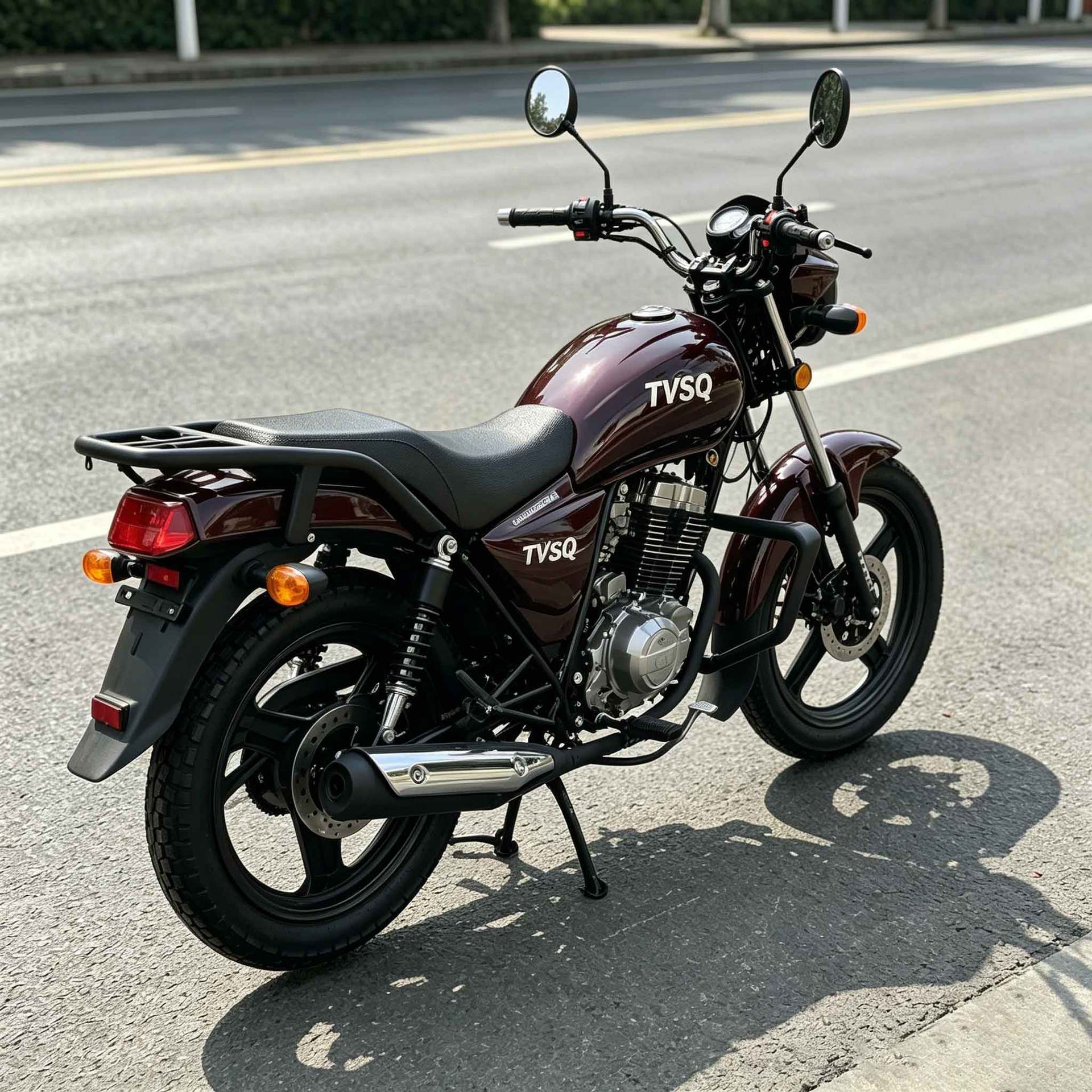 Two-Wheeled Fuel-Powered Motorcycle with Comfortable Seat, Low Fuel Consumption, Suitable for Urban and Rural Cargo Transport, Reinforced Body, Wear-Resistant, Hot-Selling