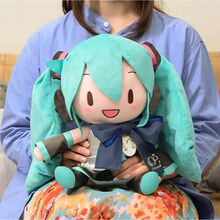 同款初音fufu玩偶抱枕经典款雪未来毛绒玩具公仔摆件生日礼物跨境