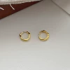 Golden earrings, 8mm