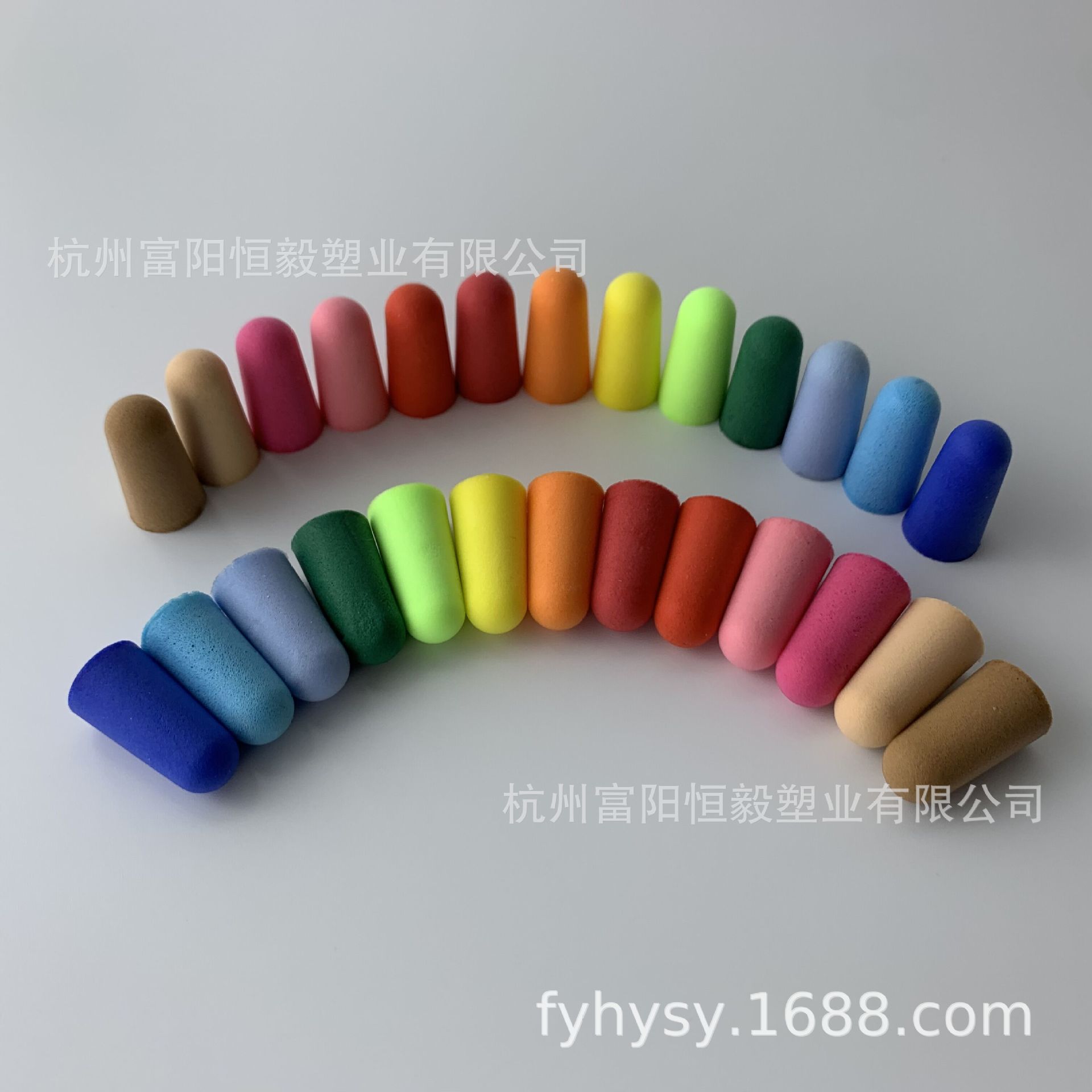 工厂33分贝CE认证PU慢回弹睡眠海绵耳塞裸装防噪音降噪静音护耳