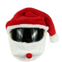 新しいアメリカンバイクヘッドマウントクリスマス帽子装飾屋外クリスマス帽子ヘルメットセット装飾品卸売