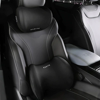 Headrest — Lumbar Support Headrest Car Seat - 1-headrest-1-lumbar-support-black