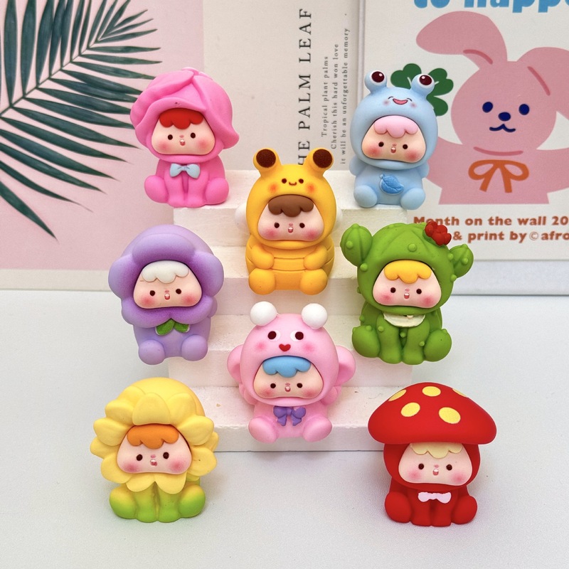 植物昆虫カズカズブラインドバッグかわいい diy ジュエリーペンダントキーホルダー人形デスクトップ装飾品樹脂アクセサリー|undefined