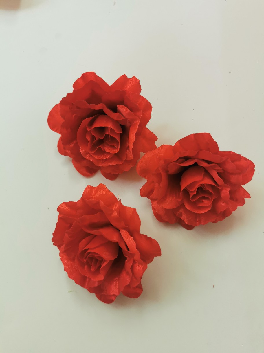 Rosa flor de seda flor de simulación flor de pecho