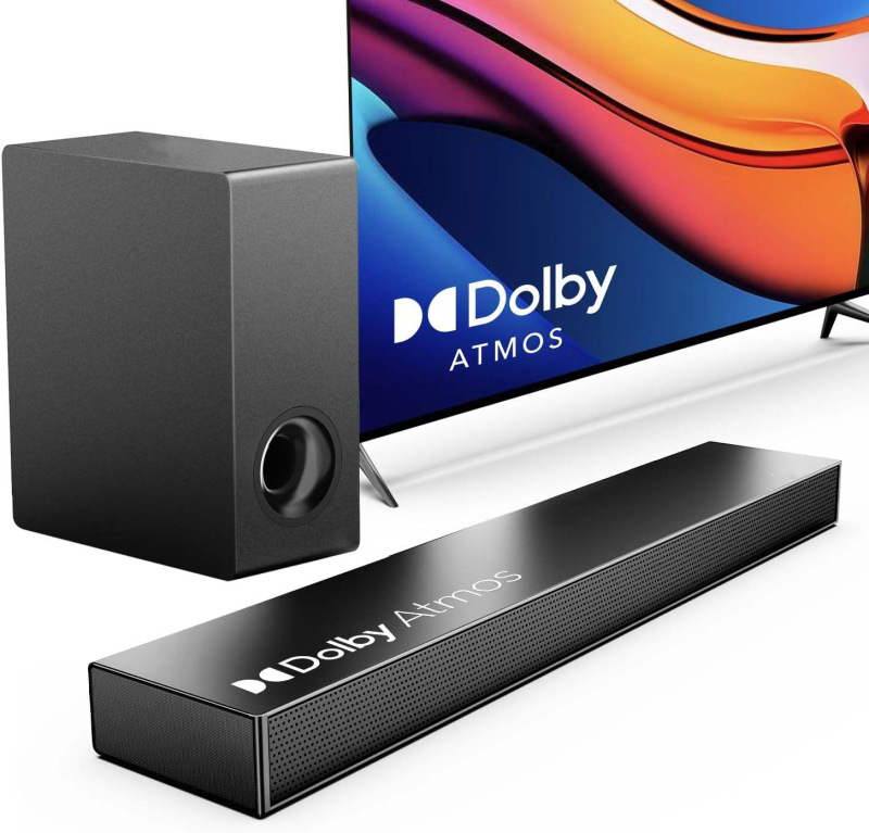 Dolby Atmos Soundbar 2.1チャンネル5.3 bluetoothサブウーファ付きホームバーテレビ|undefined