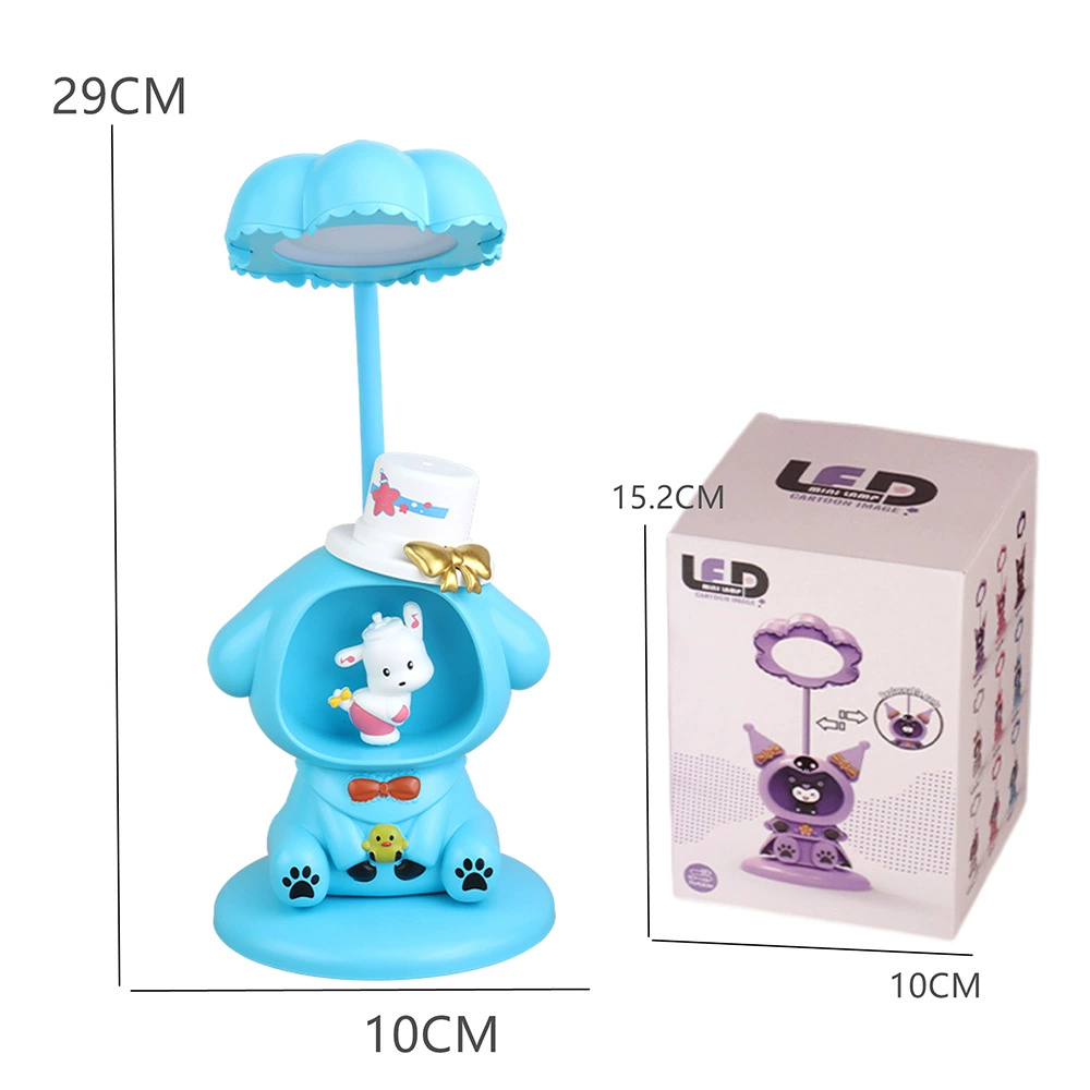 Cartoon table lamp for bedroom, LED sharpener, Birthday gift