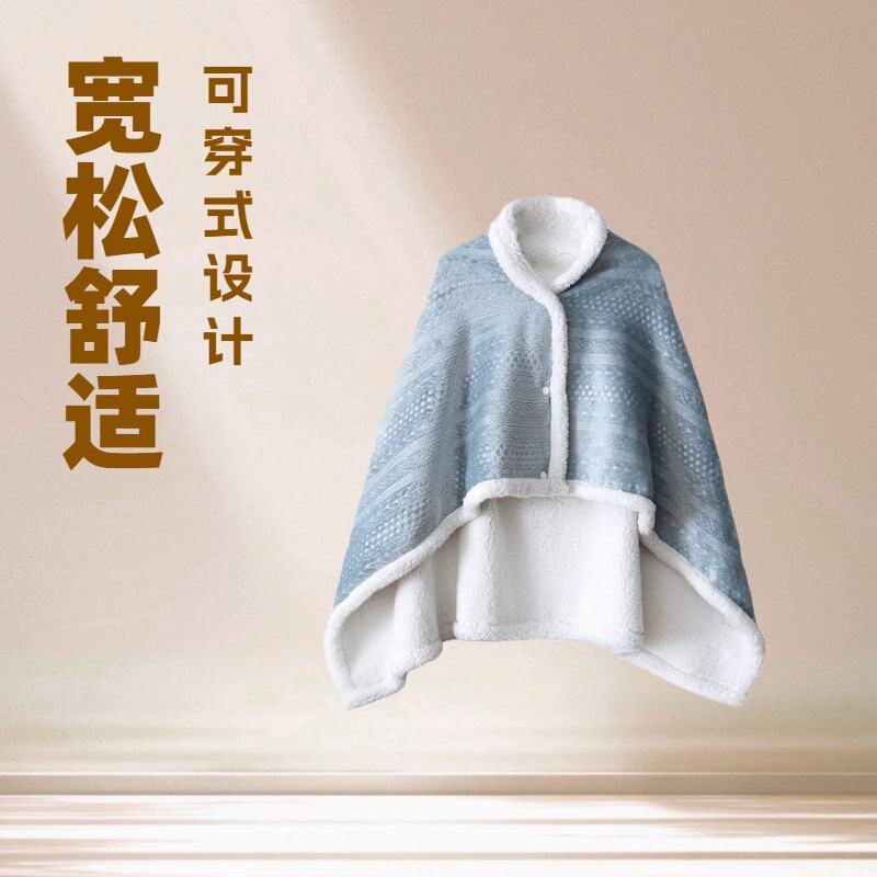 春と秋のオフィスの昼寝の毛布サンゴの絨毯は着て式の家の事務の多機能の怠け者の毛布のメーカーを着ることができます。|undefined