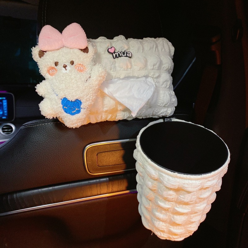 Caja de pañuelos de coche, colgante de coche, estrella, Kabi, lindo, suministros de coche, almacenamiento, caja de dibujo, decoración, niñas