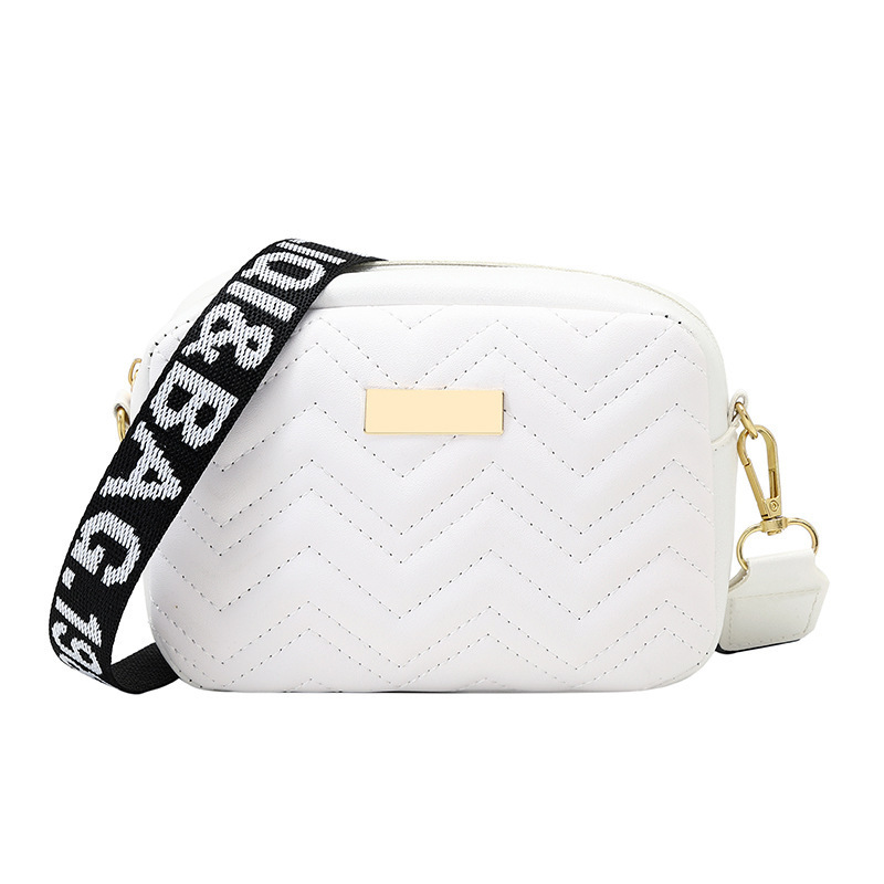 Impresión de cinturón de hombro bolsos de mochila2024 bolsos de mujeres bolsos de comercio exterior bolsos de bordado ondulados de mujeres coreanas