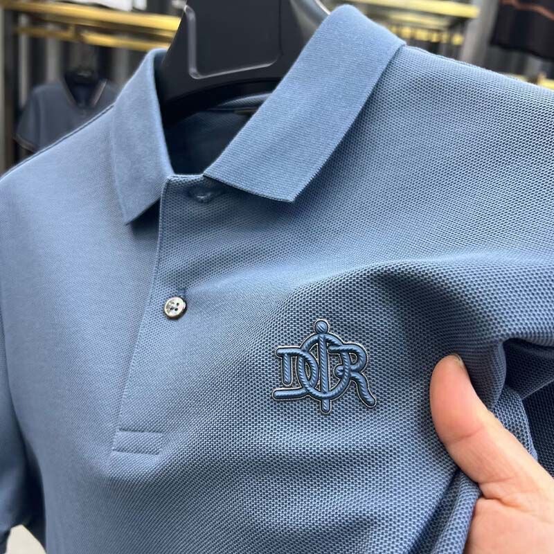 新しいメンズ半袖ポロシャツ夏カジュアル多用途ルーズ Tシャツ無地外国貿易トップトレンディ|undefined