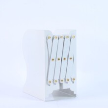 工厂伸缩书立纯色金属书立架学生办公桌面书籍收纳书挡可代发现货