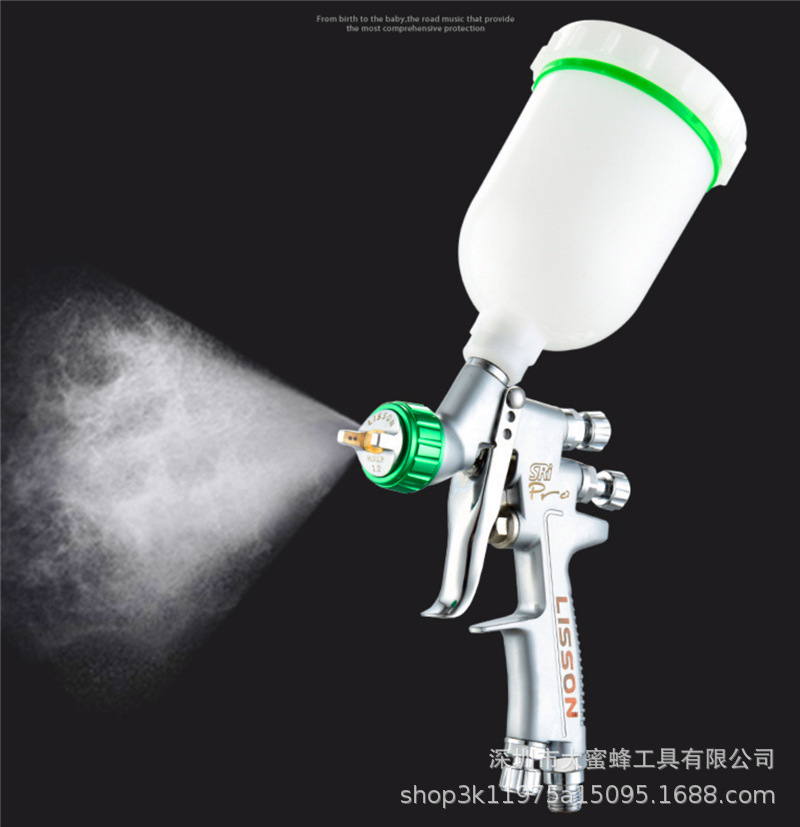 油漆喷枪0.8/1.0mm迷你T50喷漆枪汽车家具修补喷涂工具