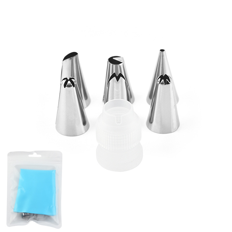 Amazon hornear herramientas pastelería boquilla traje de acero inoxidable pastelería bolsa suministros estricta selección fábrica directa al por mayor