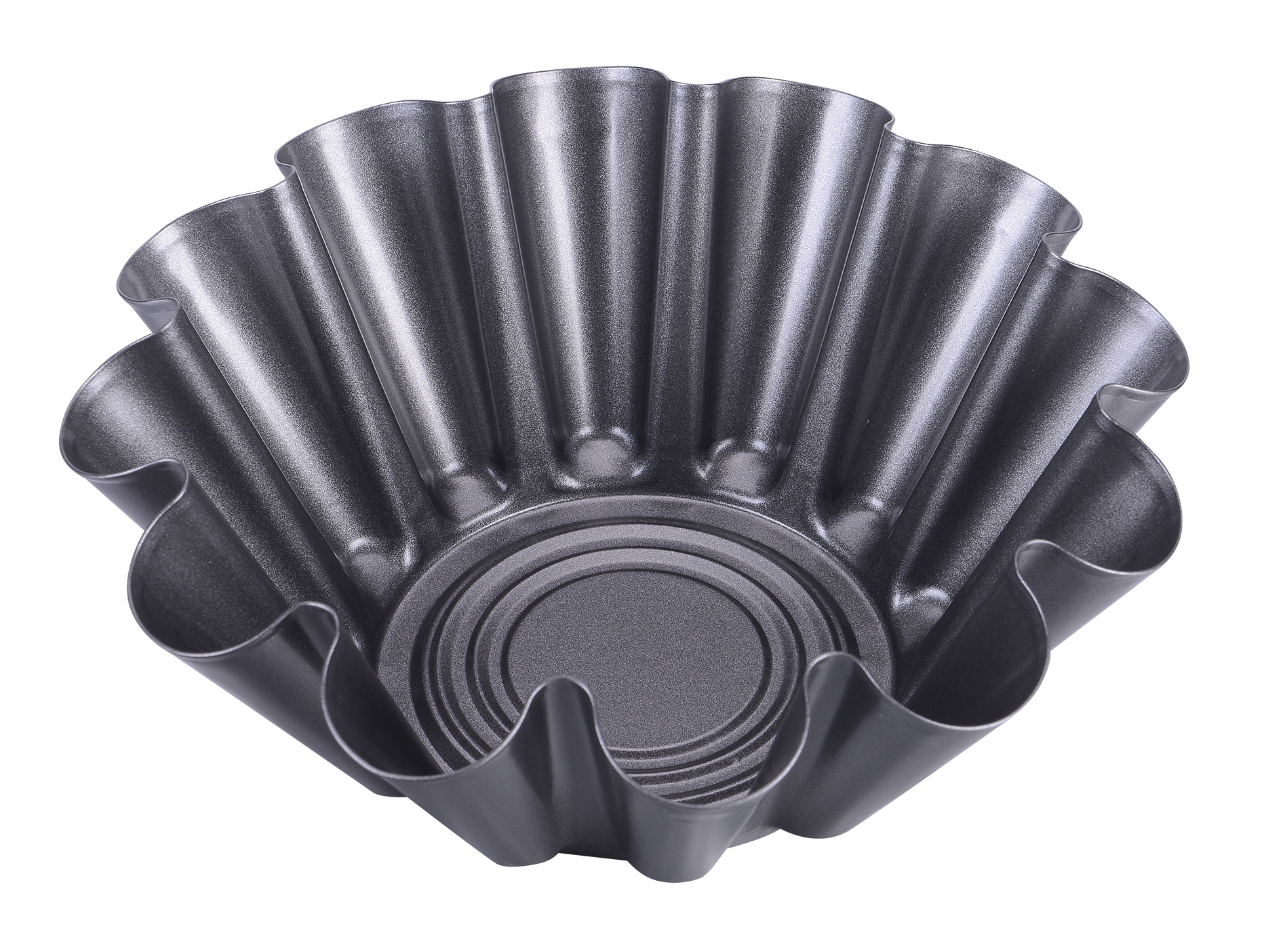 Factory direct supply baking tools non-stick carbon steel baking tray chrysanthemum egg tart DIY baking cake mold can be printed