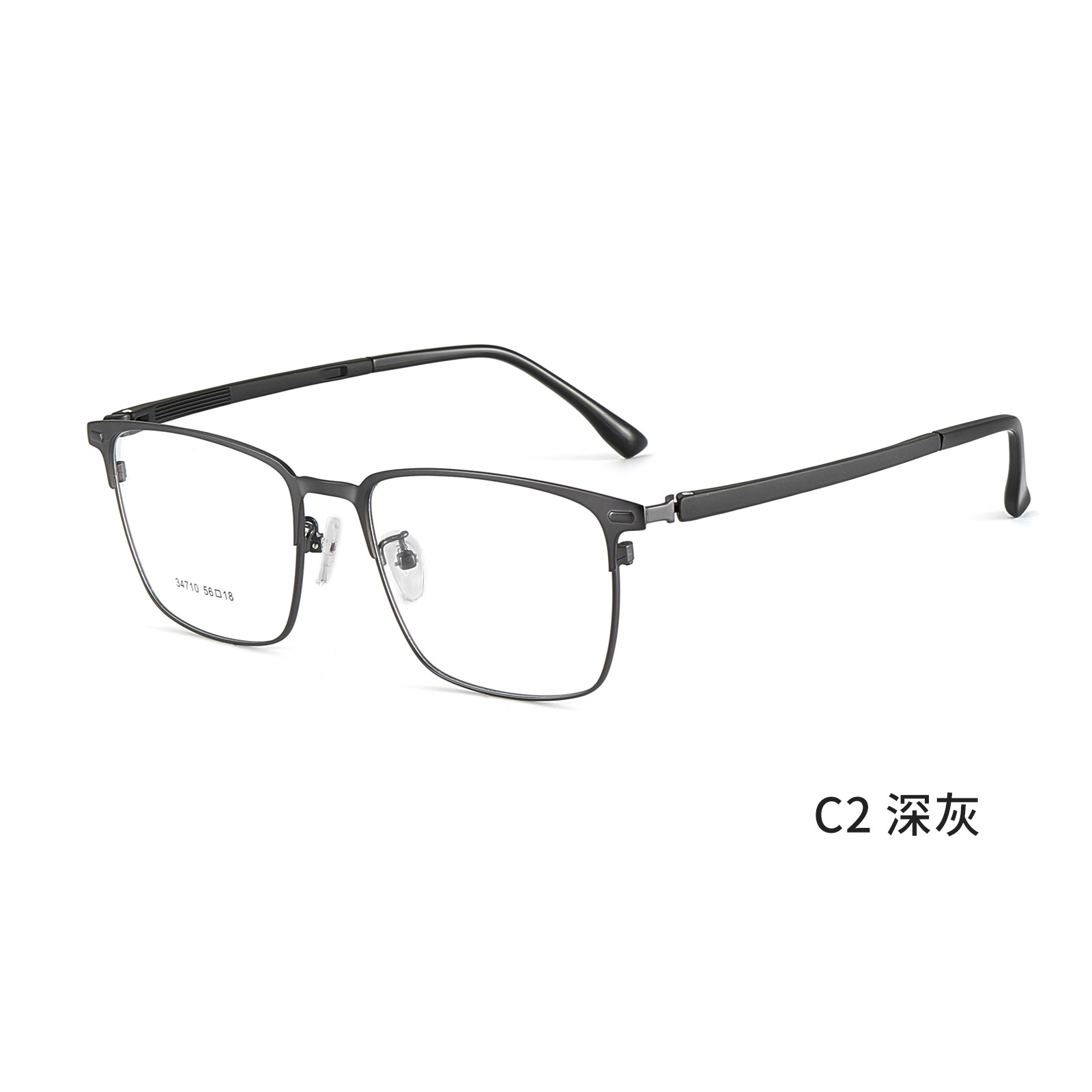 Marcos de gafas de hombre comerciales universales ultraligeros vacío IP aleación de galvanoplastia anticorrosión con miopía Danyang al por mayor