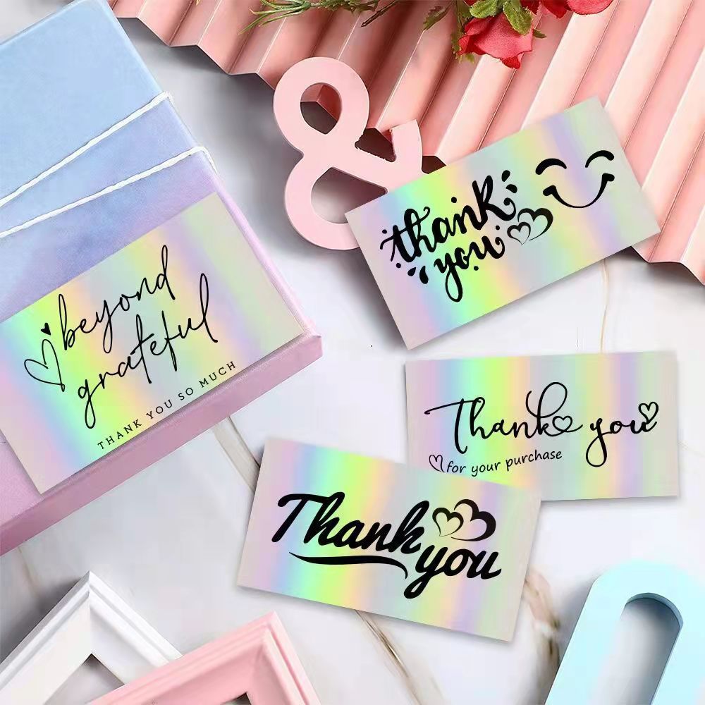 New Love Thank You Laser Card display picture 3