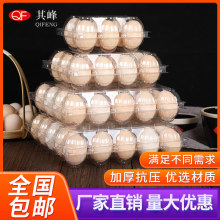 塑料鸡蛋托一次性透明土鸡蛋包装盒收纳盒多种规格厂家直销包邮