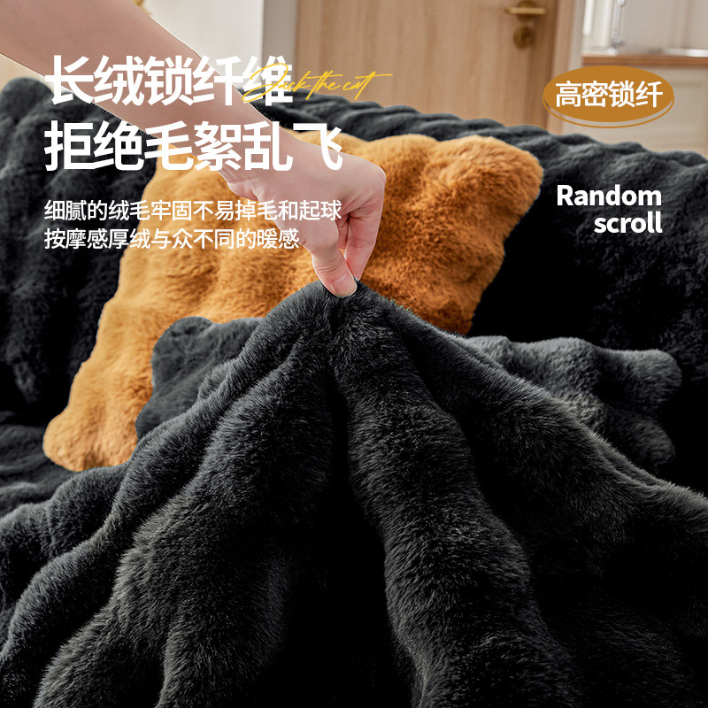 Red red cojín de sofá 5 otoño y invierno nuevo estilo francés retro cojín de peluche fijo tela antideslizante