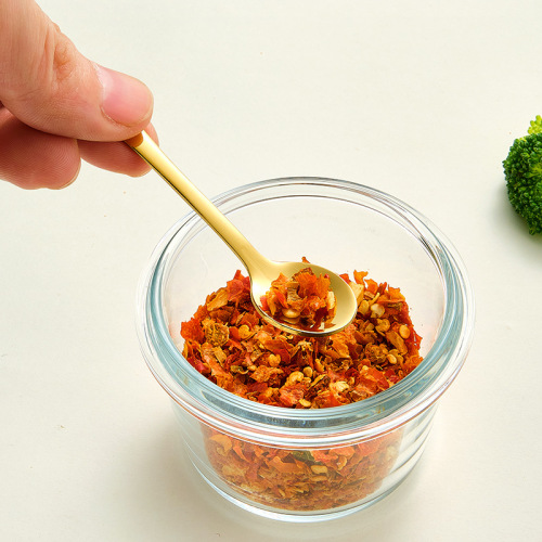 Small 304 stainless steel round spoon, 7.5 cm, seasoning spoon, coffee spoon, bird's nest dessert, popsicle ice cream spoon