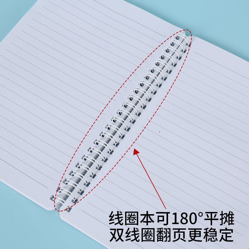 Cuaderno de bobina personalizado hacia arriba A6 estudiante B5a4 línea horizontal de trabajo libro a5 a la imagen para personalizar el portátil A7