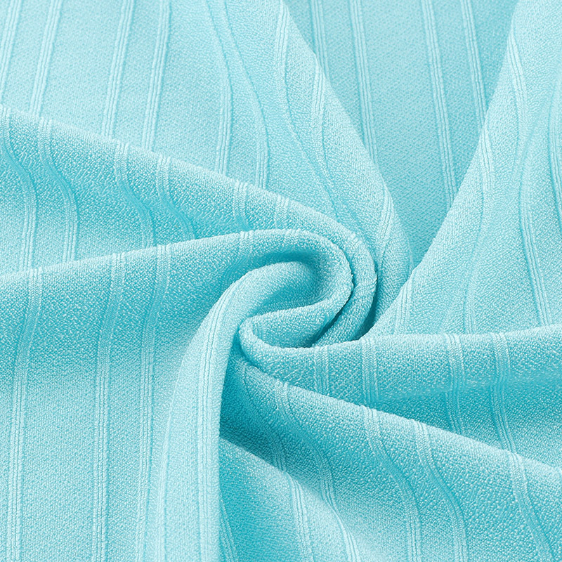 210g仿醋酸乱麻罗纹8+16坑条面料春秋打底吊带背心针织布料罗纹布