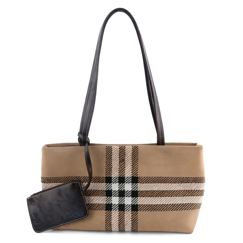 2026 new retro plaid tote bag, large capacity, suitable for commuting, women's shoulder bag, available for wholesale, comes with a small coin purse 2026 new retro plaid tote bag, large capacity, suitable for commuting, women's shoulder bag, available for wholesale, comes with a small coin purse