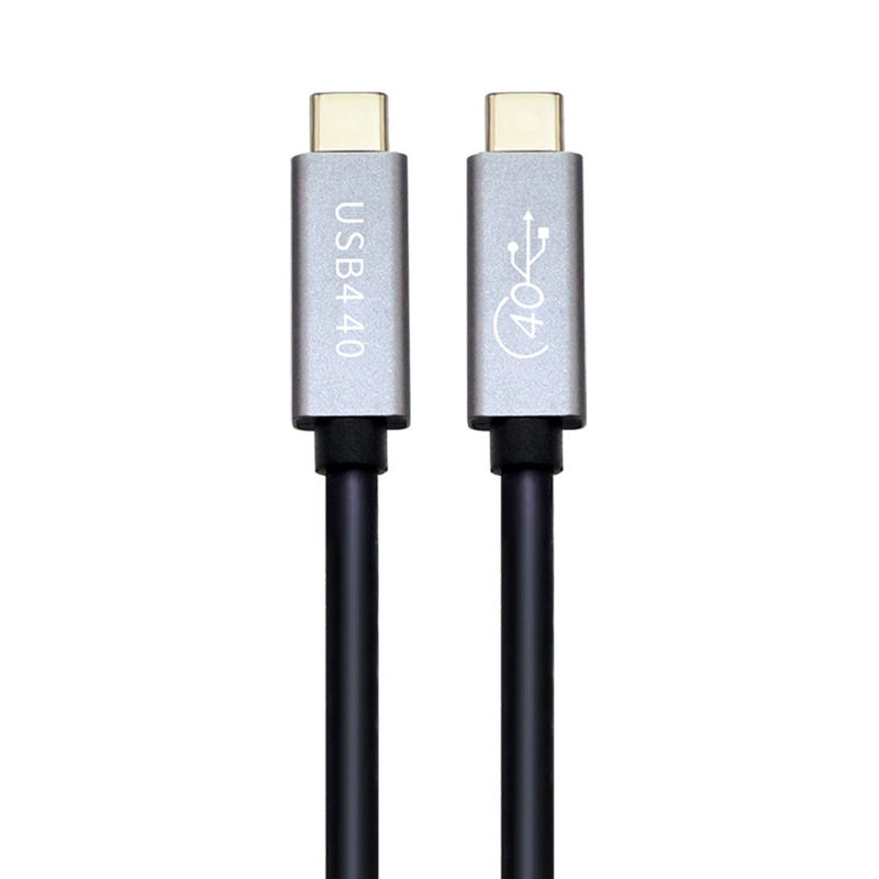 加工定制USB4数据线 双头type-c100W快充兼容雷电3 pd快充数据线