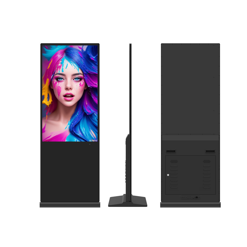 98寸立式液晶广告机落地电容红外触摸显示屏工厂直销高清显示
