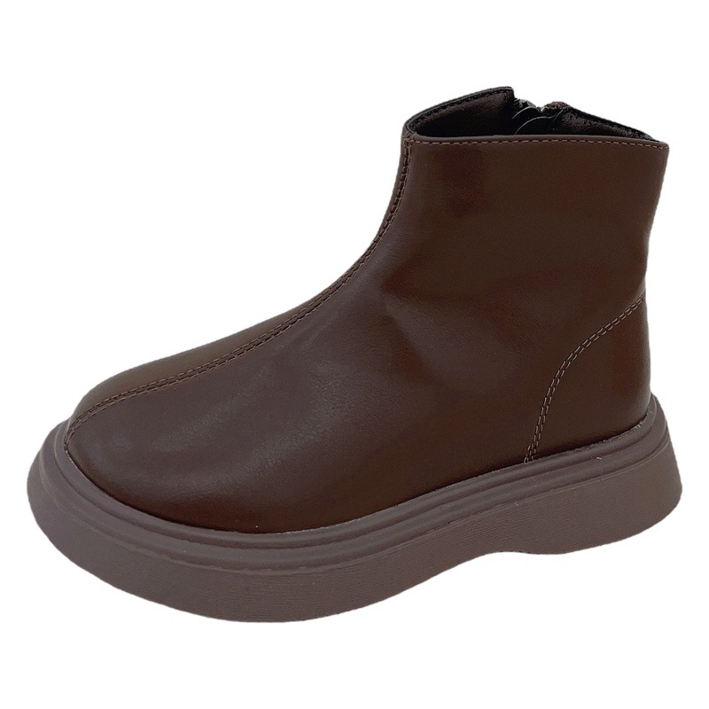 Cross-Border Children's Shoes Wholesale Children's Boots 2025 Autumn and Winter New Style Girls' Simple and Fashionable Martin Boots Boys' Short Boots