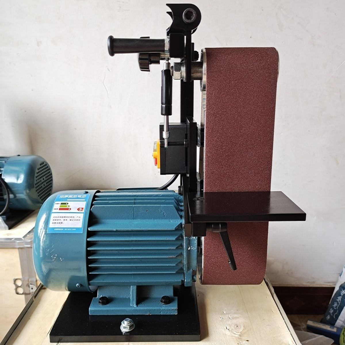 金属砂带机打磨机抛光机不锈钢木料铝工业家用小型915