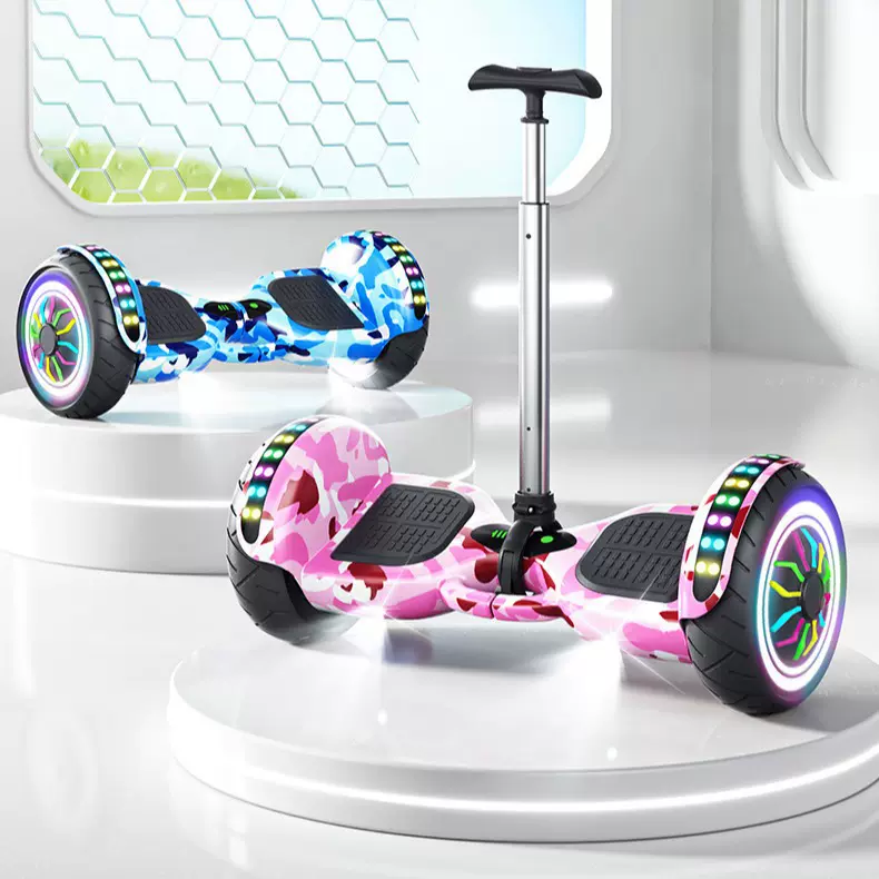 成人代步平衡车 儿童10寸蓝牙体感代步车 发光轮电动自平行车批发