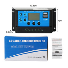太阳能控制器PWM LED路灯智能充放电控制器 12V-24v 10/20/30A